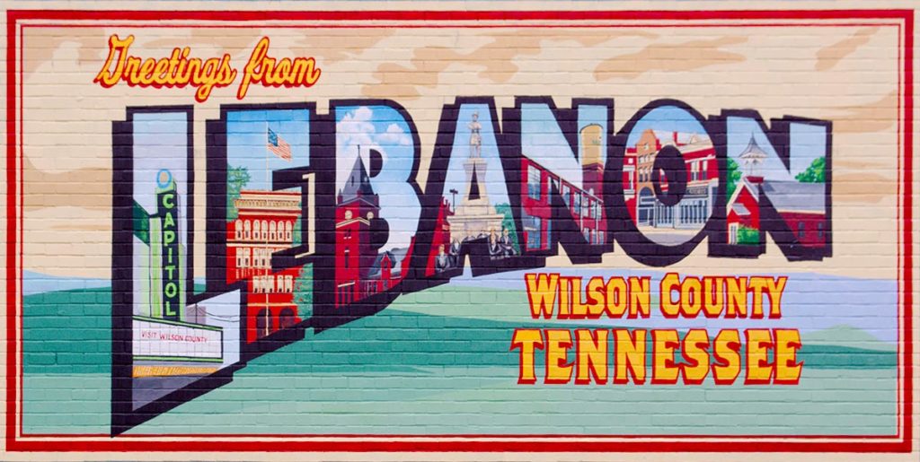 Greetings from Lebanon, TN Background Image